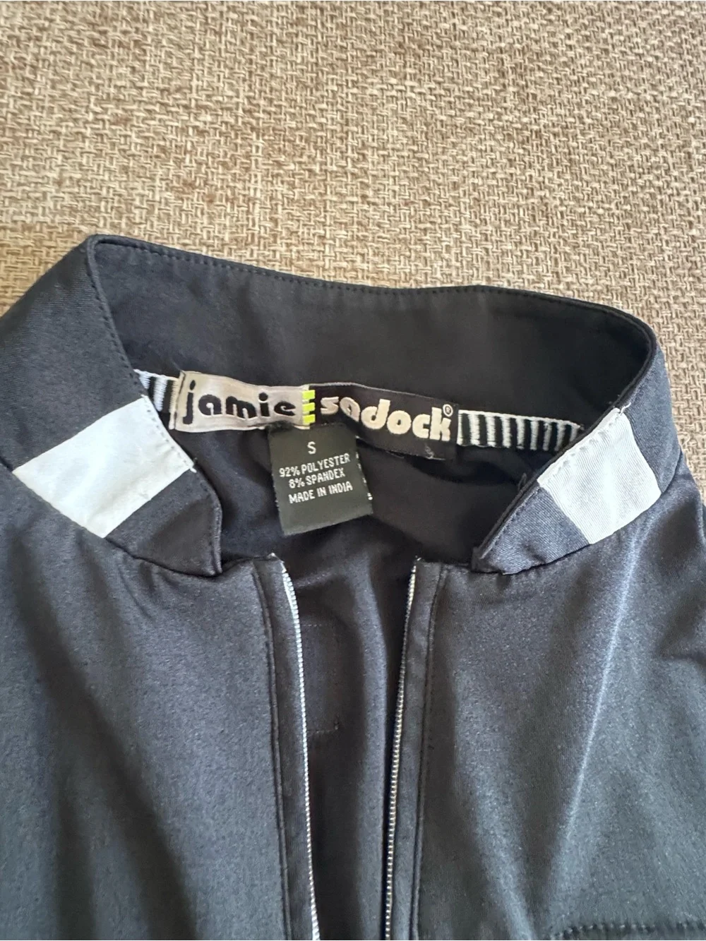 jamie sadock Black Long-Sleeve Quarter-Zip Golf Top